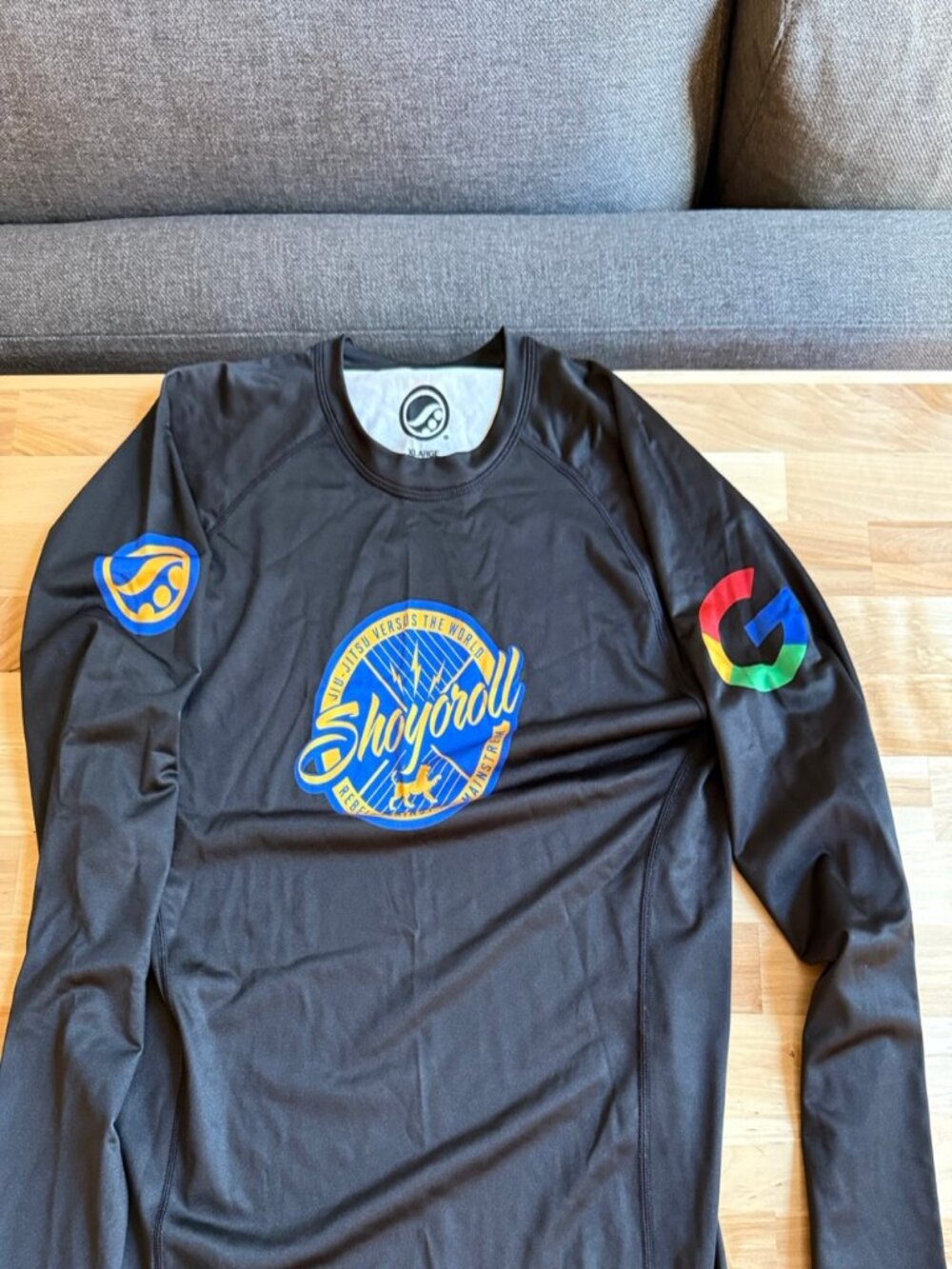 Shoyoroll x Google BJJ Rash Guard + Shorts XL